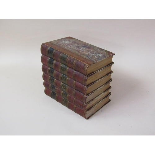 7 - Six books - A History of British birds by Rev. F. O. Morris BA, being volumes I to VI inclusive, pri... 