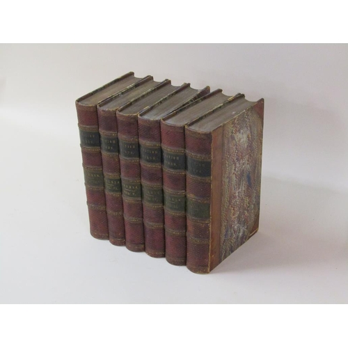 7 - Six books - A History of British birds by Rev. F. O. Morris BA, being volumes I to VI inclusive, pri... 