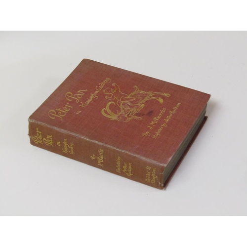 8 - A book - Peter Pan in Kensington Gardens by J.M Barrie, illustrated by Arthur Rackham, printed by Ho... 