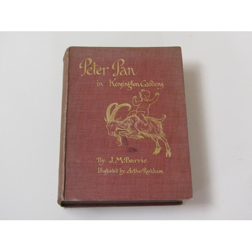 8 - A book - Peter Pan in Kensington Gardens by J.M Barrie, illustrated by Arthur Rackham, printed by Ho... 