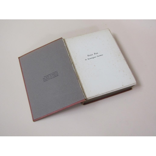 8 - A book - Peter Pan in Kensington Gardens by J.M Barrie, illustrated by Arthur Rackham, printed by Ho... 