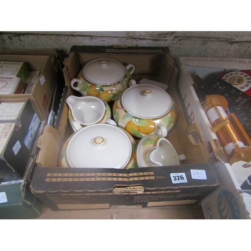 326 - QTY OF TUREENS AND JUGS, BHS