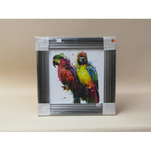 1229 - MURCIANO 2017 - TWO PARROTS F/G 38 x 39cms