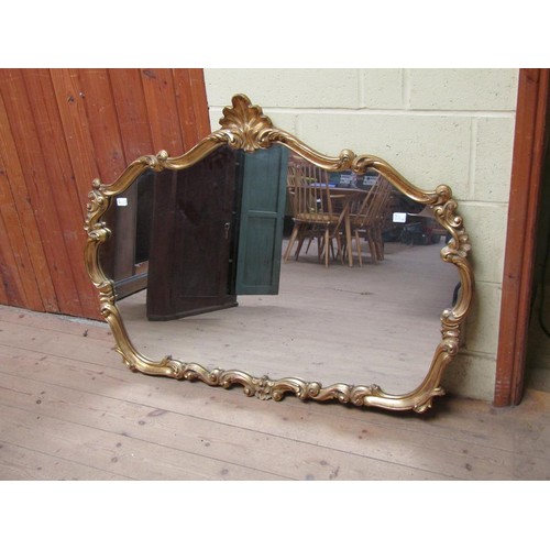 1211A - GILT FRAMED FOLIATE MIRROR