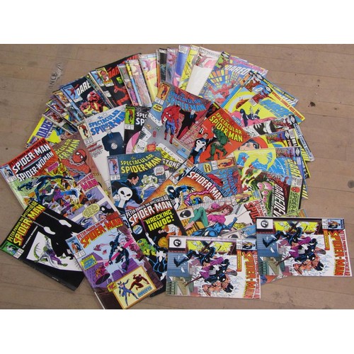 1321 - TWO BOXES OF COMICS - SPIDERMAN ETC