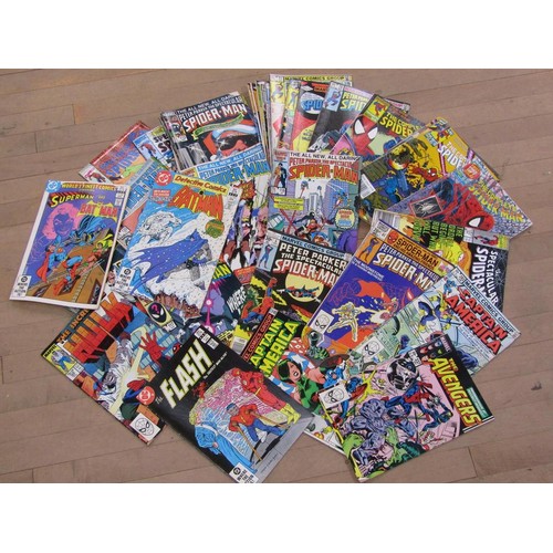 1321 - TWO BOXES OF COMICS - SPIDERMAN ETC