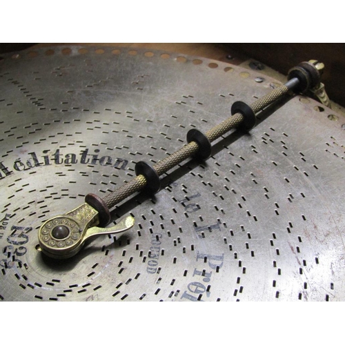 25 - A late 19c German polyphon retailed by Imhof & Mukle of New Oxford St. London.  It is contained in a... 