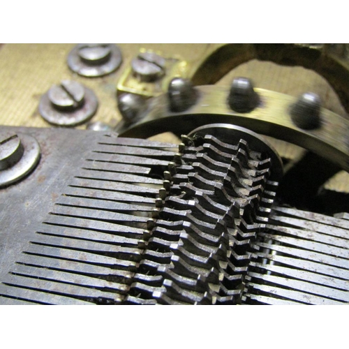 25 - A late 19c German polyphon retailed by Imhof & Mukle of New Oxford St. London.  It is contained in a... 