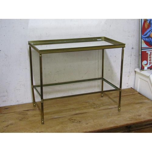 556 - MIRRORED TOP TABLE