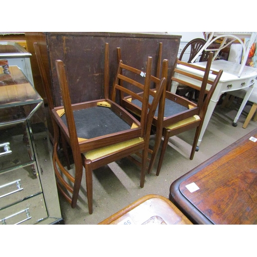 575 - FOUR WILKINS G PLAN TEAK DINING CHAIRS