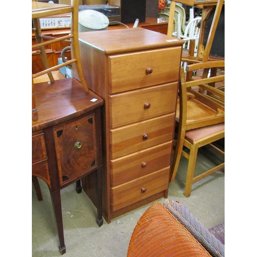 625 - FIVE DRAWER PEDESTAL CHEST