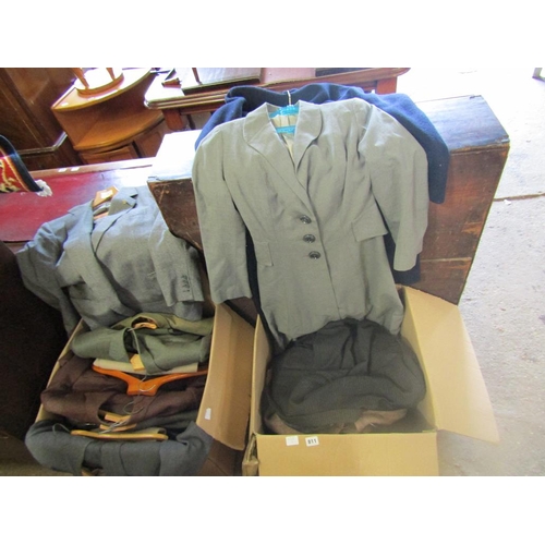 811 - TWO BOXES OF VINTAGE CLOTHING