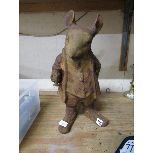 100 - LARGE BEATRIX POTTER STYLE CAST FIGURE OF A MOUSE