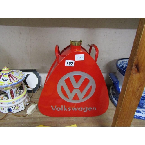 107 - REPRODUCTION 'VW' OIL CAN