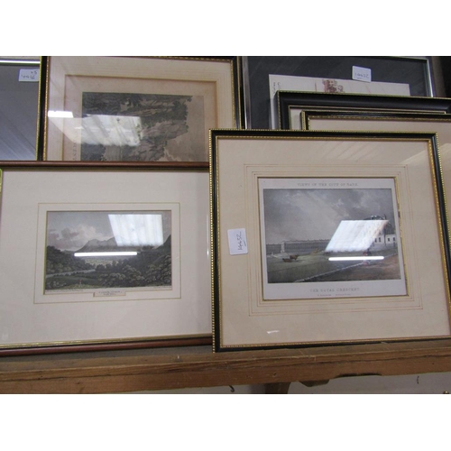 169 - FRAMED ENGRAVINGS, OILS ETC,