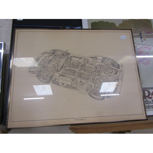 170 - FRAMED MOTORING PRINTS AND POSTERS