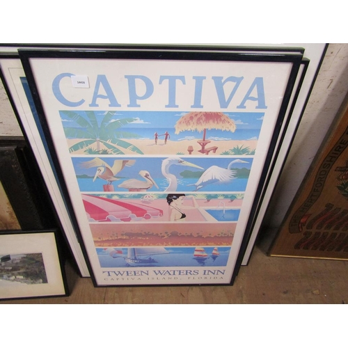 177 - FRAMED PICTURES, PRINTS, POSTERS, MAPS