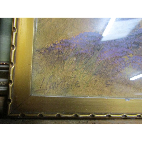 92 - FRAMED STILL LIFE AND A HIGHLAND SCENE