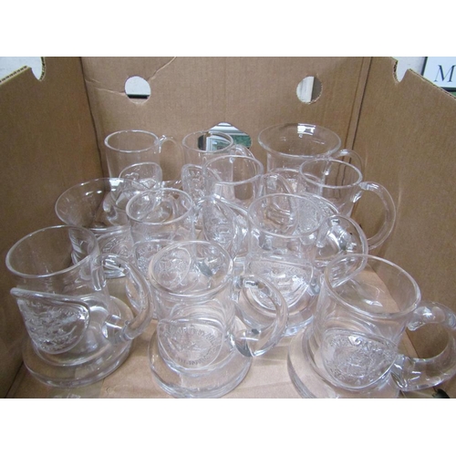 209 - DARTINGTON CRYSTAL TANKARDS