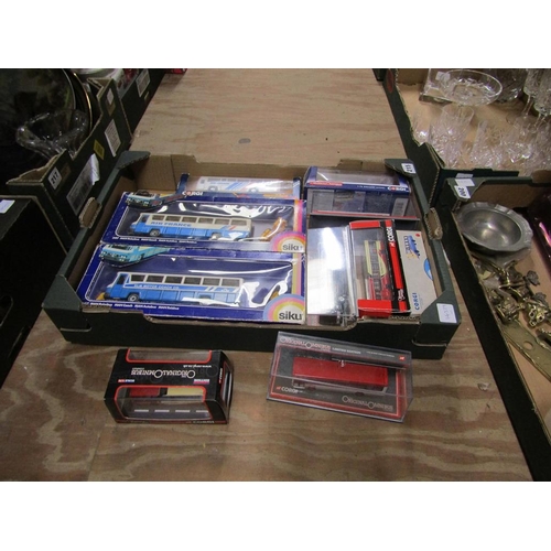 215 - BOXED DIECAST BUSES AND COACHES