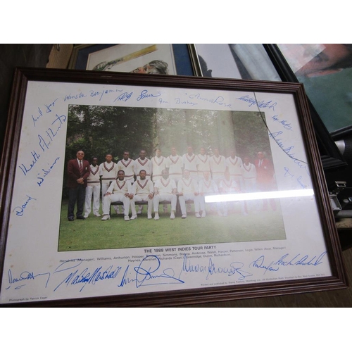 246 - QTY OF PRINTS TO INC SIGNED CRICKET