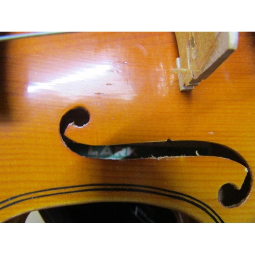 369 - VIOLIN IN CASE - 52 cms total - 31 cms body