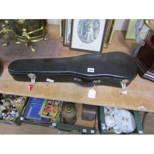 369 - VIOLIN IN CASE - 52 cms total - 31 cms body