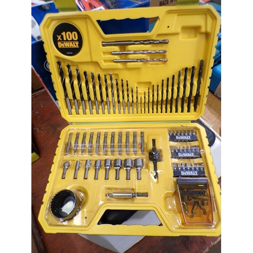 938 - BOX OF DE WALT HAND TOOLS ETC