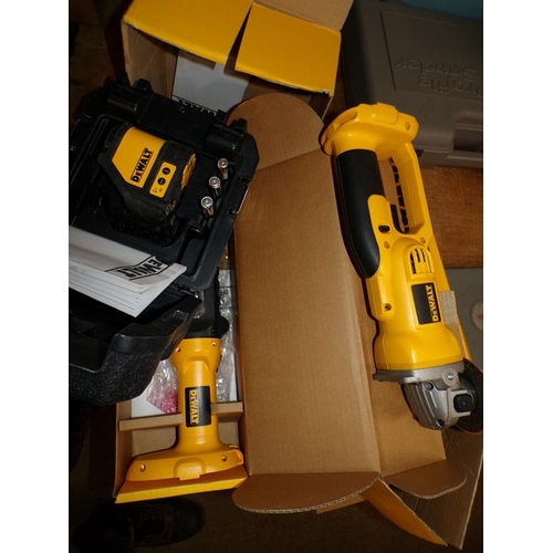 988 - DEWALT GRINDER, TORCH, ETC