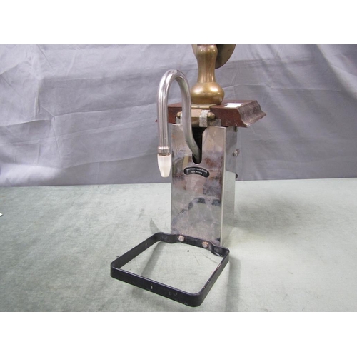 1332 - BEER PUMP MANUFACTURED BY WORTHSIDE 66cms H