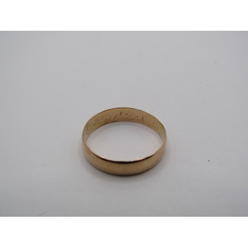 1459 - GOLD BAND SIZE R - 2.6g