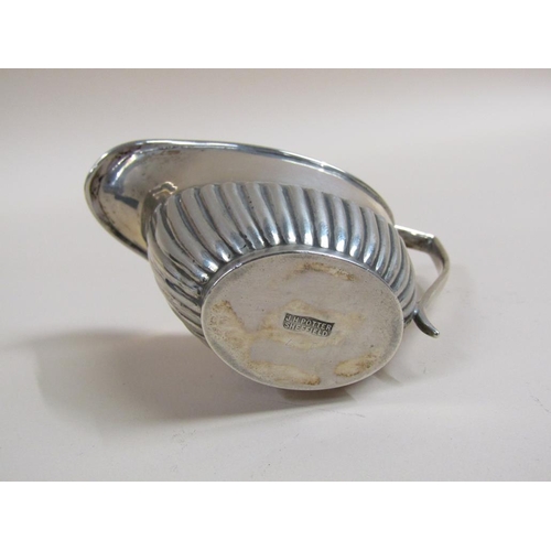 1483 - SILVER CREAM JUG WITH MAKERS MARK FOR JOHN HENRY POTTER, SHEFFIELD 1904