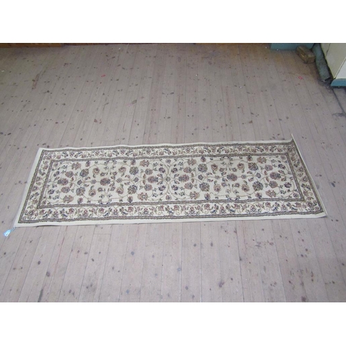 1756 - ORIENTAL STYLE WOOLLEN RUG 80 x 250cms