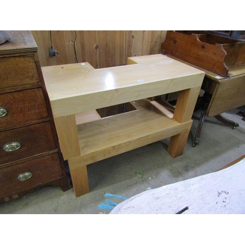 632 - TWO OAK COFFEE TABLES