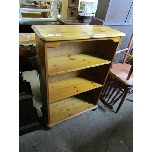 747 - MODERN PINE BOOKCASE