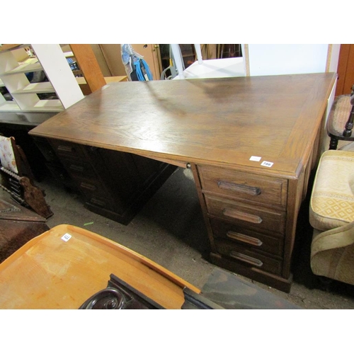 786 - 1930s OAK DESK