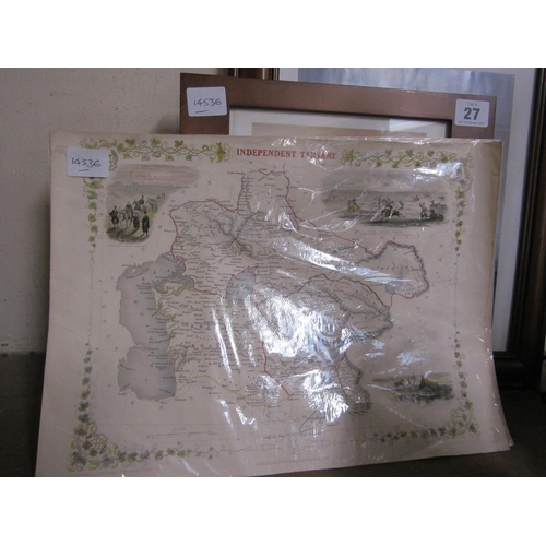 27 - COLLECTION OF MAPS AND PRINTS