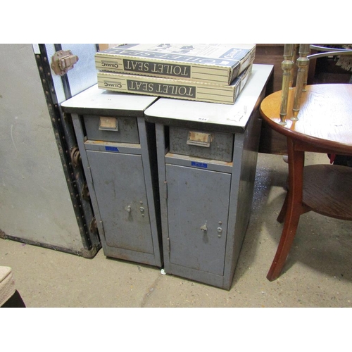 844 - TWO STEEL CABINETS