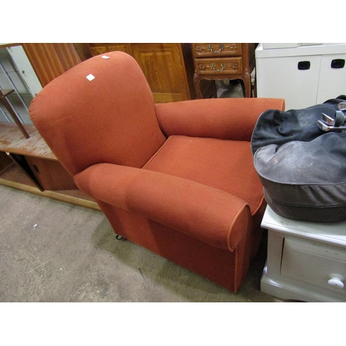 860 - UPHOLSTERED ARMCHAIR