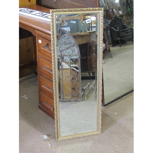 868 - GILT FRAMED MIRROR