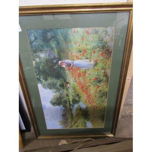 157 - COLLECTION OF FRAMED OILS, PRINTS ETC