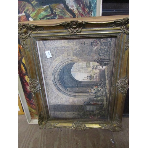 157 - COLLECTION OF FRAMED OILS, PRINTS ETC