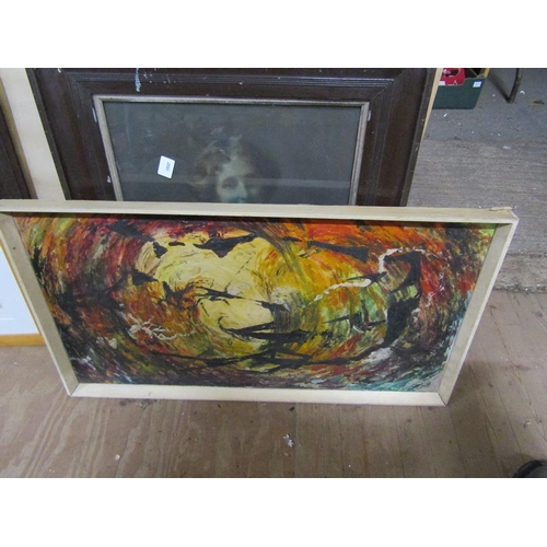 157 - COLLECTION OF FRAMED OILS, PRINTS ETC