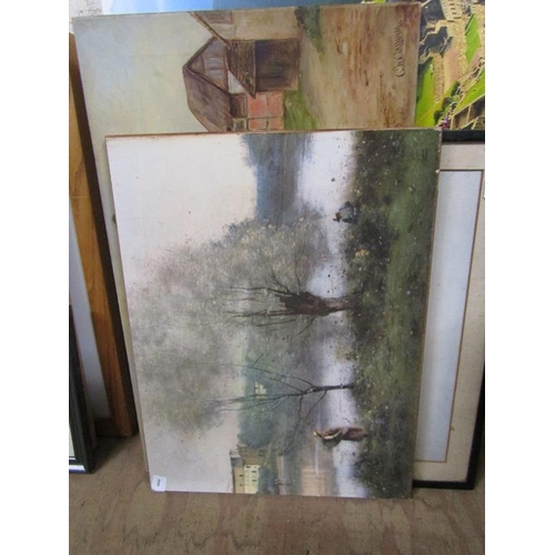 159 - FRAMED AND UNFRAMED OILS AND PRINTS