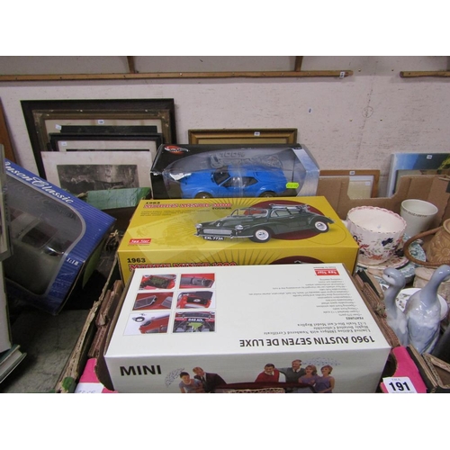 191 - BOXED DIECAST VEHICLES