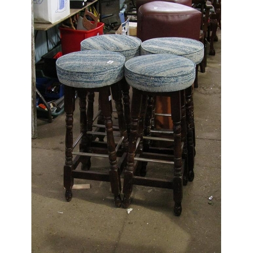 953 - FOUR BAR STOOLS