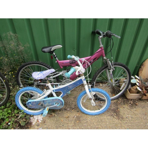 981 - TWO CHILDRENS BIKES