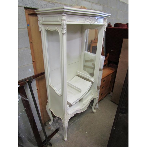 879 - GLAZED CUPBOARD