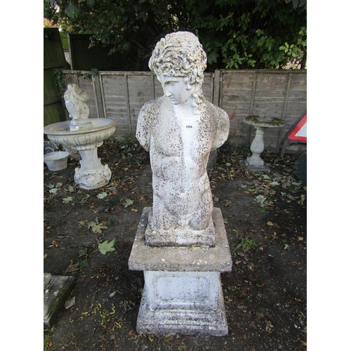 1056 - LARGE CONCRETE GARDEN STATUE