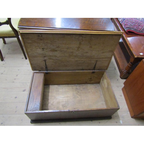 1916 - WALNUT TRANSPORT BOX 88 x 32 cms